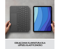 Logitech Combo Touch iPad Pro 11" (1., 2., 3., 4 gen) szary - 1046093 - zdjęcie 13